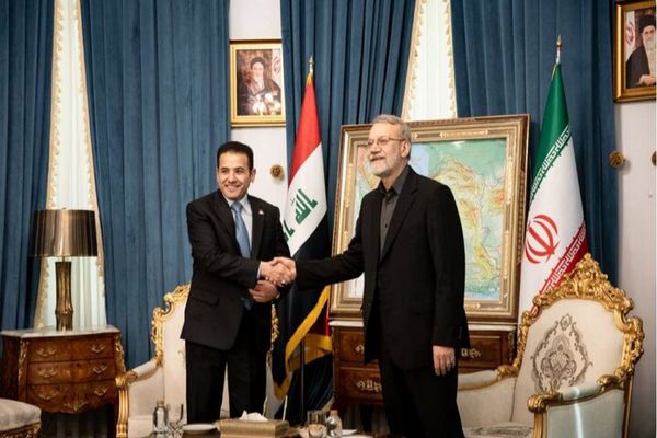 لاریجانی ونظیره العراقی یؤکدان على تطویر التعاون الاقتصادی والأمنی