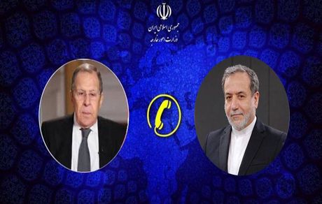 محادثة هاتفیة بین وزیری خارجیة إیران وروسیا