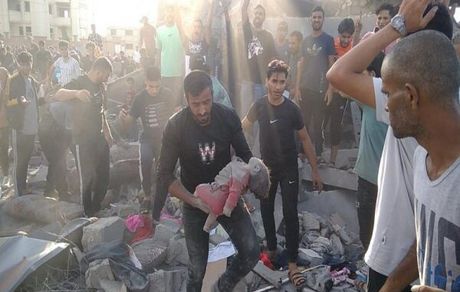 شهادت ۱۴۰ فلسطینی در حملات امروز رژیم صهیونیستی به غزه

