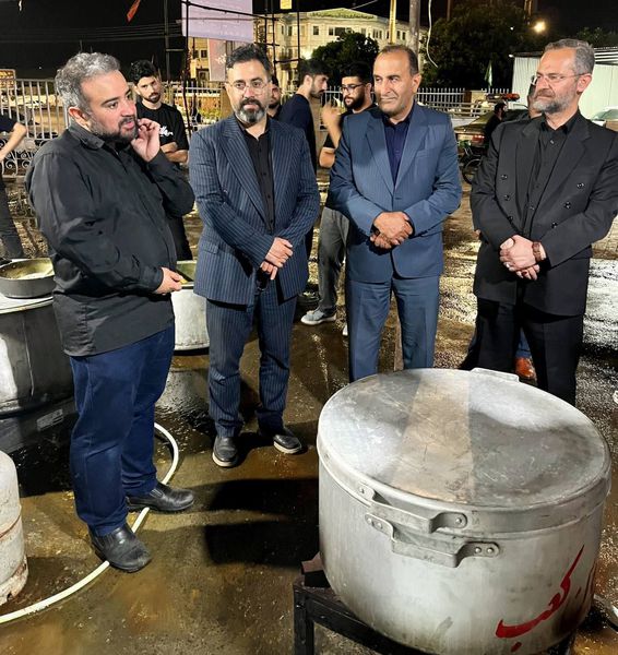 حضور دکتر حسن نتاج نماینده مجلس شورای اسلامی در مراسم نذرواره ۷۲ دیگ بابل