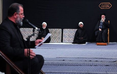 دومین شب مراسم عزاداری شهادت حضرت فاطمه(س) با حضور رهبر معظم انقلاب