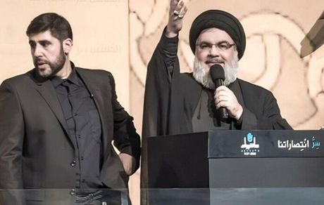 پست ویراستی حجت الاسلام قمی در رثای شهید ابوعلی محافظ سید حسن نصرالله
