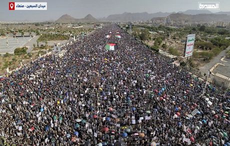 طوفان بشری یمنی‌ها در حمایت از فلسطین و غزه
